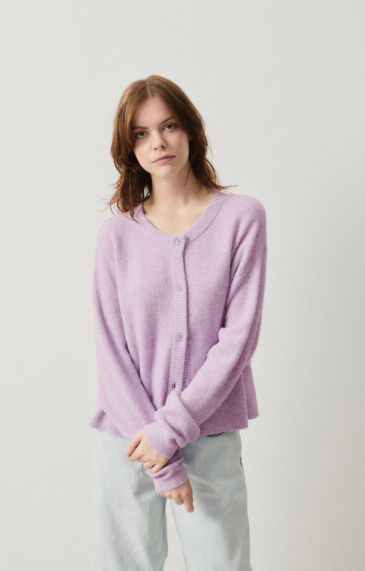 American Vintage Damsville Cardigan - Wisteria Melange
