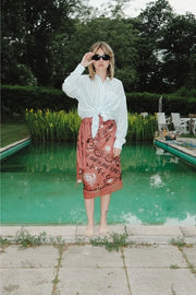 Maison Lecomte Flament Sarong - Rouille