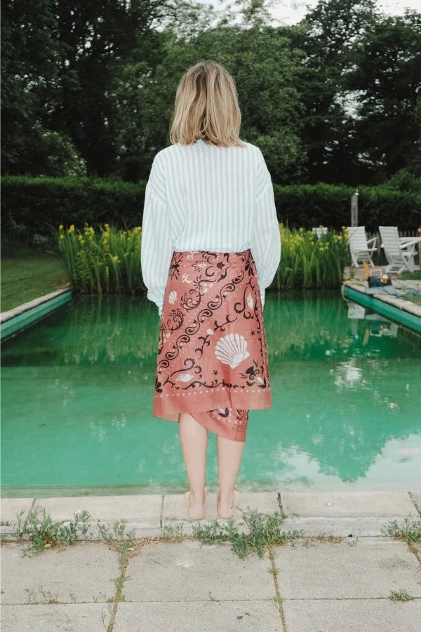 Maison Lecomte Flament Sarong - Rouille