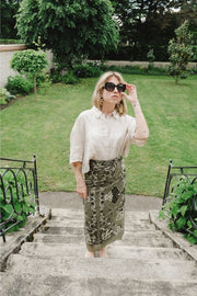 Maison Lecomte Flament Sarong - Kaki