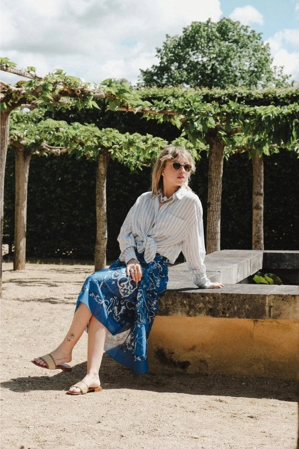 Maison Lecomte Flament Sarong - Blue