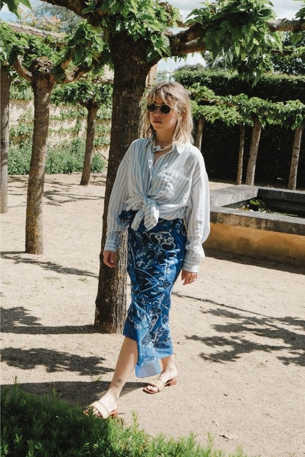 Maison Lecomte Flament Sarong - Blue