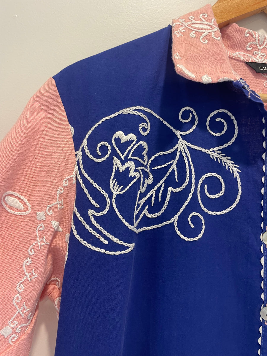 Handmade Camas Embroidered Shirt