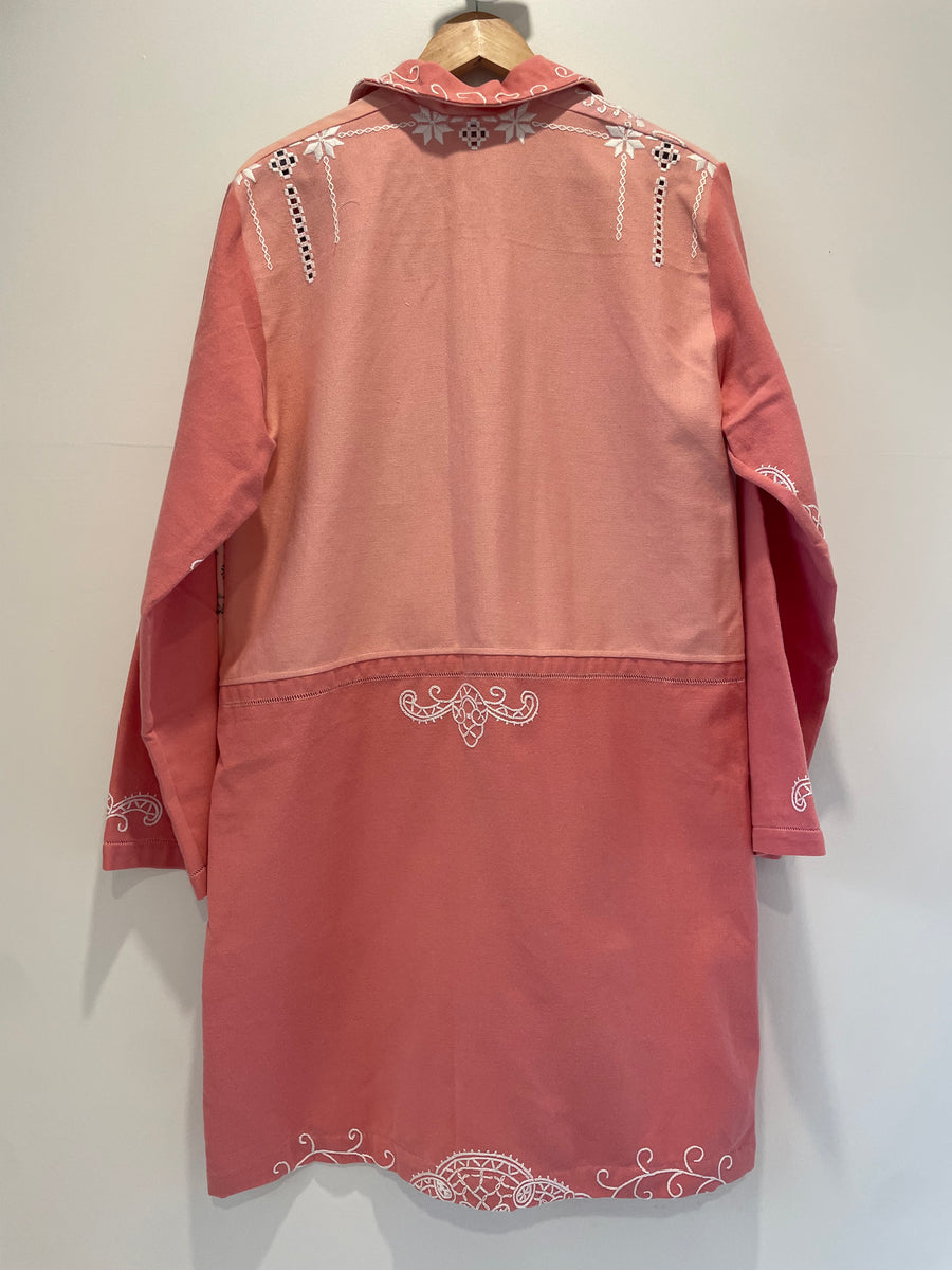 Hand Made Camas Studio Embroidered Shirt Dress