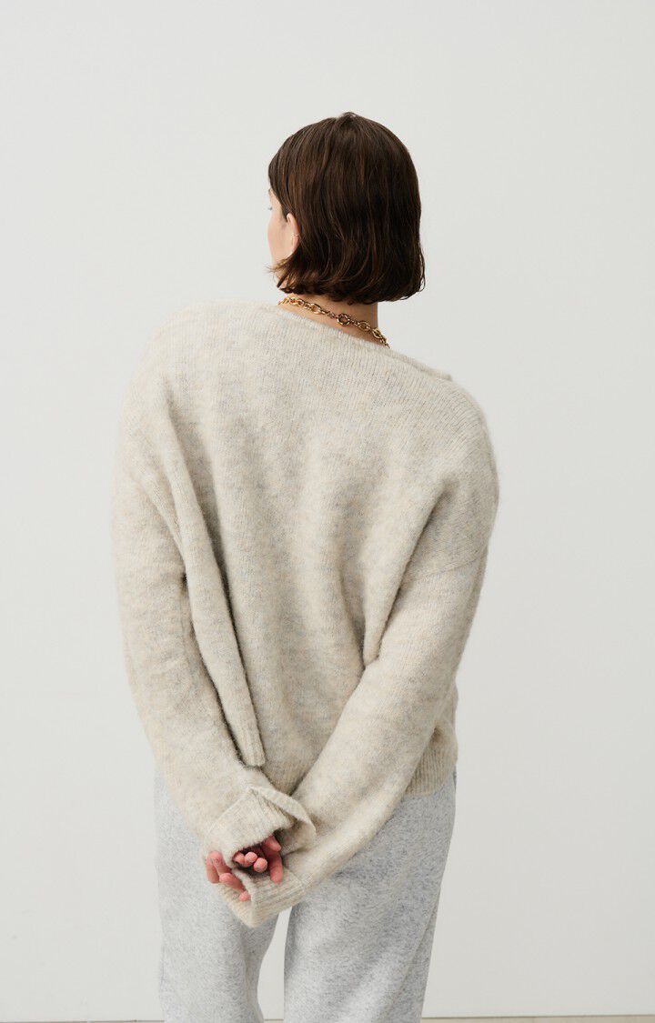 American Vintage East Sweater -  Powder Snow Melange