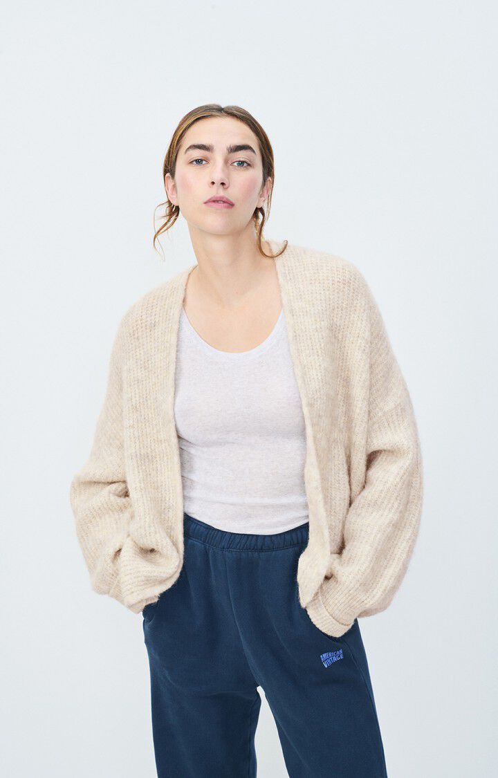 American Vintage East Cardigan- Powder Snow Melange