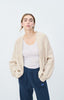 American Vintage East Cardigan- Powder Snow Melange