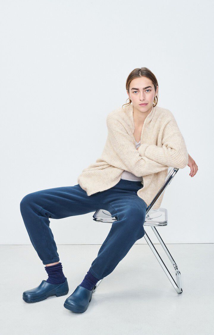 American Vintage East Cardigan- Powder Snow Melange