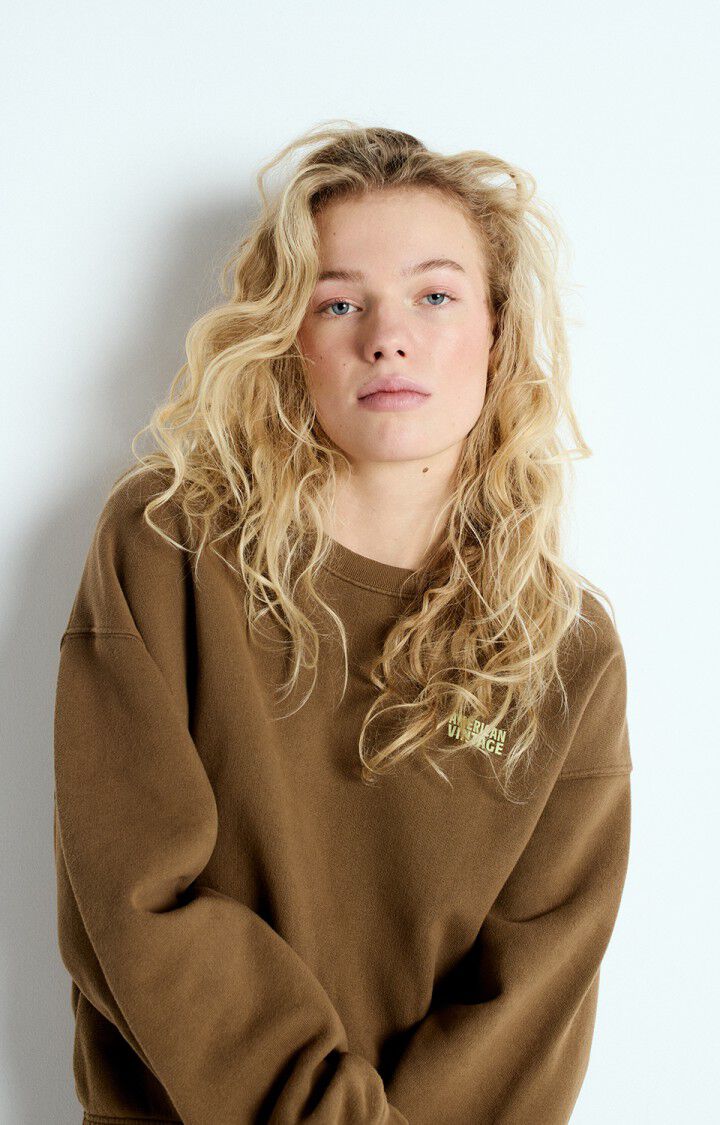 American Vintage Izubird Sweat Shirt - Vintage Moka