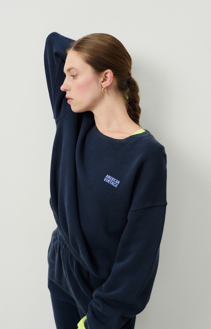 American Vintage Izubird Sweat Shirt - Vintage Navy