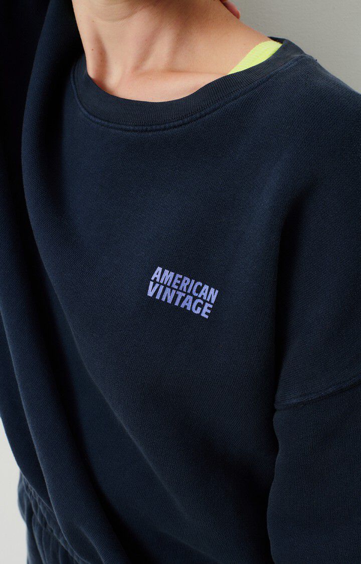 American Vintage Izubird Sweat Shirt - Vintage Navy