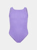 Hunza G - Kids Classic Swim in Lilac