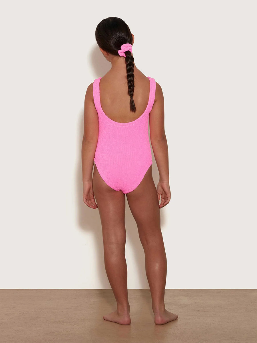 Hunza G - Kids Classic Swim in Bubblegum