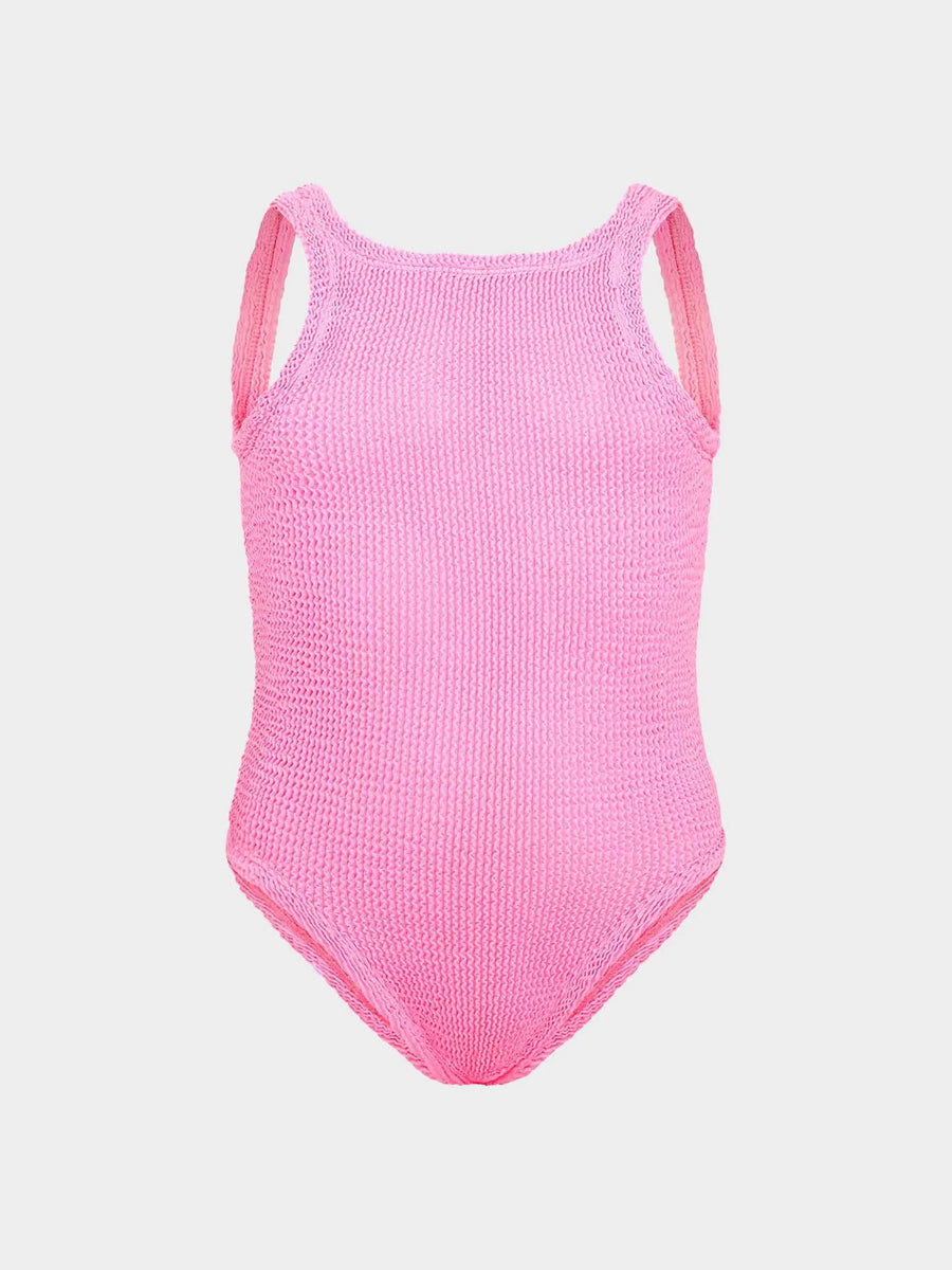 Hunza G - Kids Classic Swim in Bubblegum