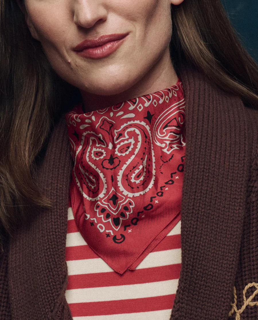 The Great - The Silk Bandana - True Red