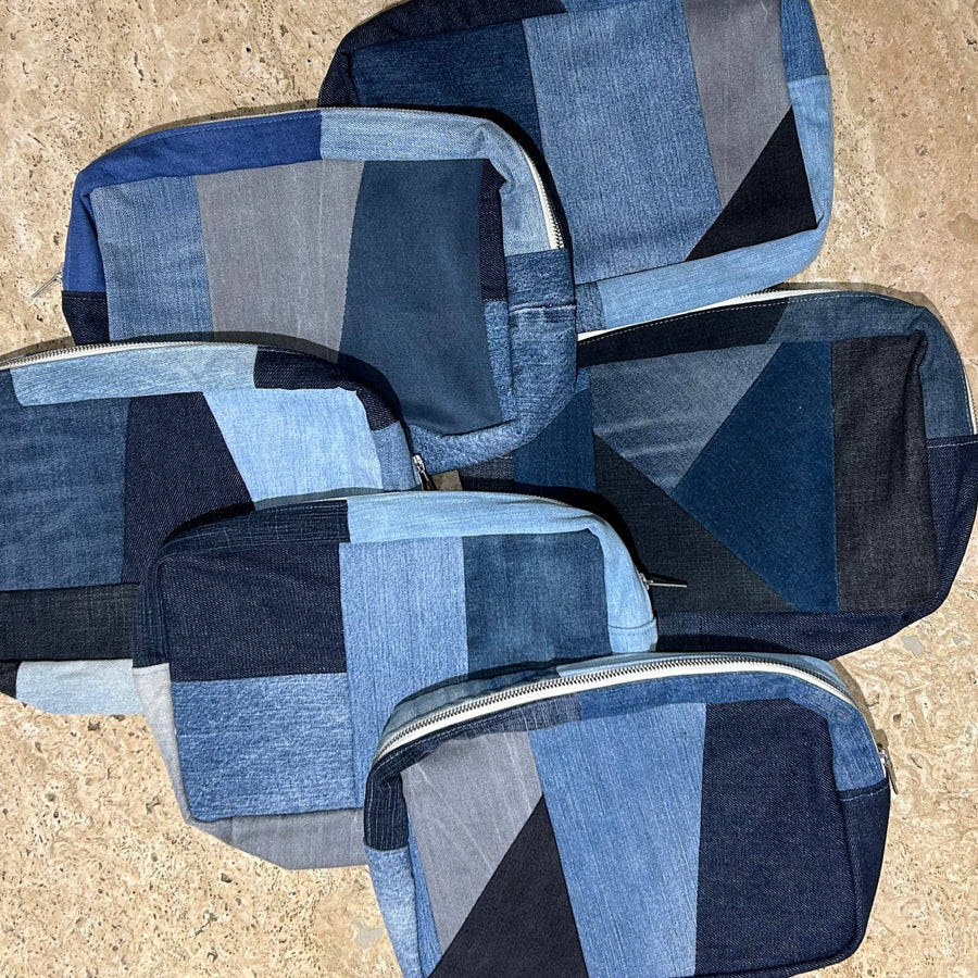LALLA OONA DENIM CLUTCH