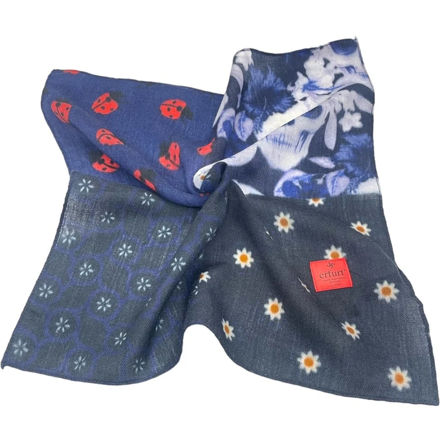 Erfurt Spice of Life Scarf - Navy