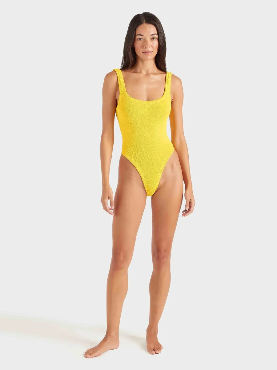 Hunza G - Square Neck Swim Sunflower