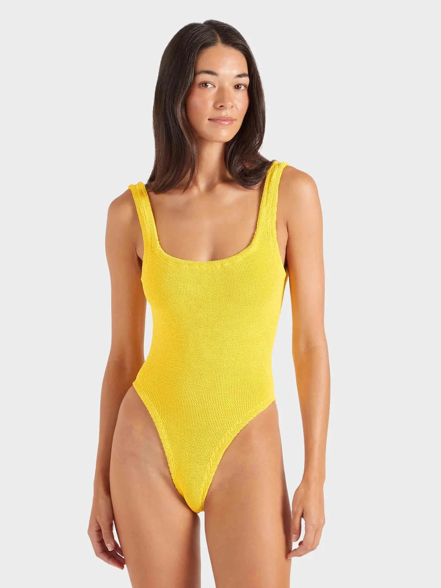 Hunza G - Square Neck Swim Sunflower