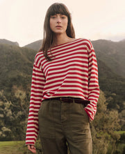 The Great - Sailor Sweater - Maple Stripe
