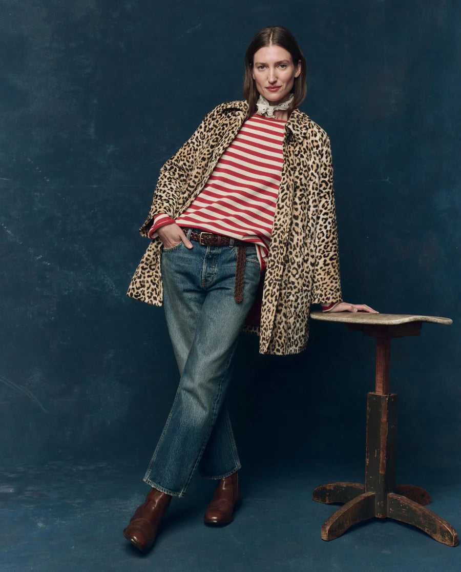 The Great - Sailor Sweater - Maple Stripe