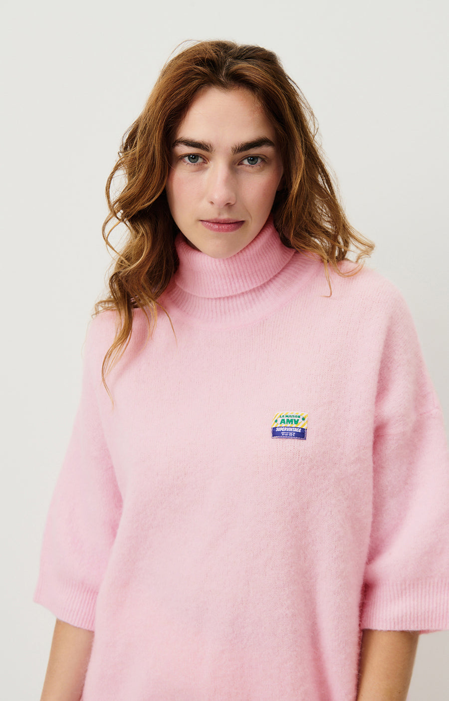 American Vintage Vitow Sweater - Sugared Almond
