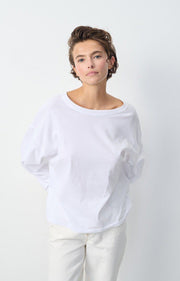 American Vintage Vupaville Long Sleeve Tshirt - White