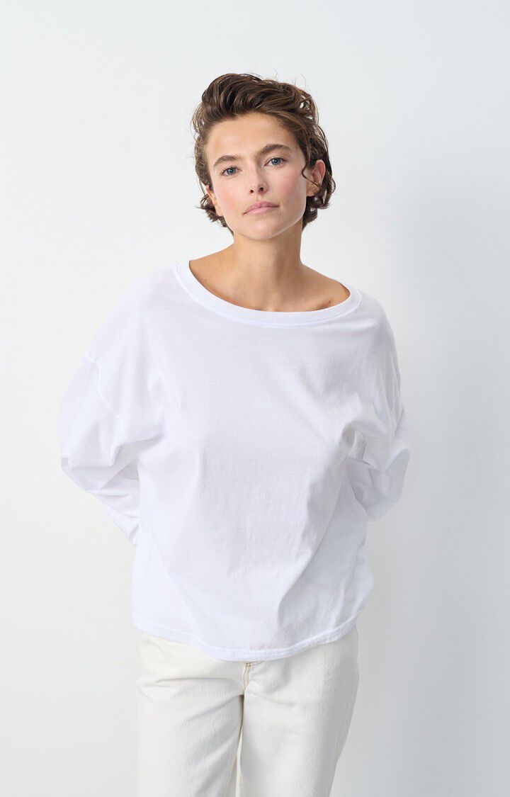 American Vintage Vupaville Long Sleeve Tshirt - White