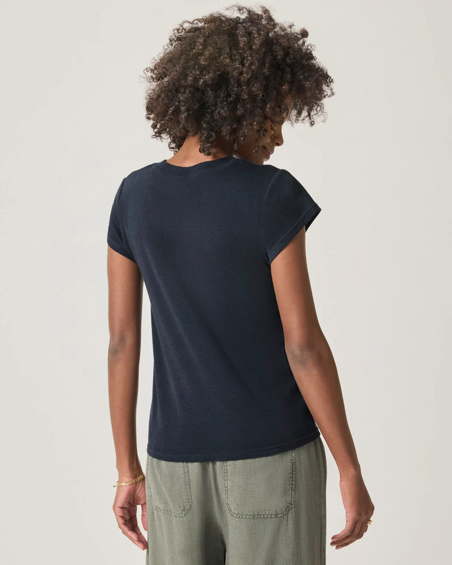 Splendid Faye Tee - Navy