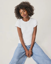 Splendid Faye Tee - White