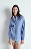 American Vintage Zatybay Shirt - Aqua Stripe