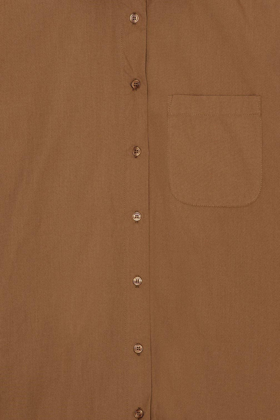 Gaia shirt poplin: Camel / S