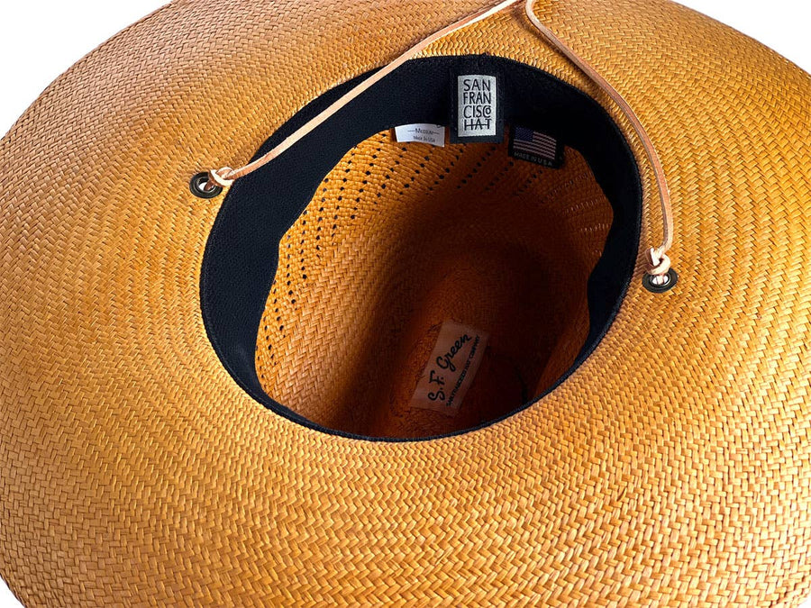 Utah Panama Sunhat – Caramel: Medium