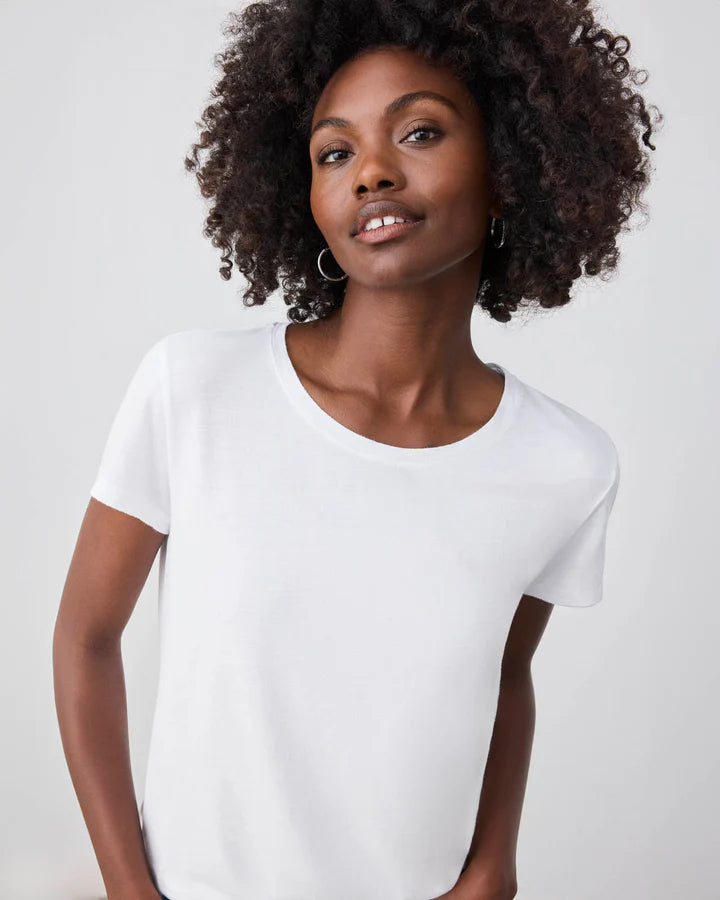 Splendid Abbie Crew Tee - White