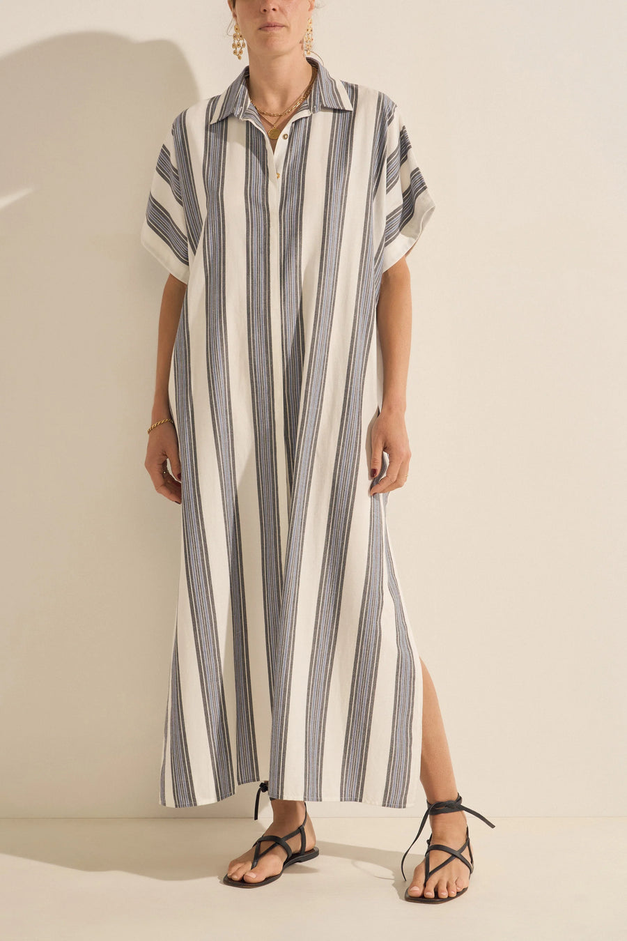 Ilio Nema Apollo Caftan - Chios Stripe