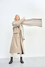 Aran Leenane Scarf -  Oat