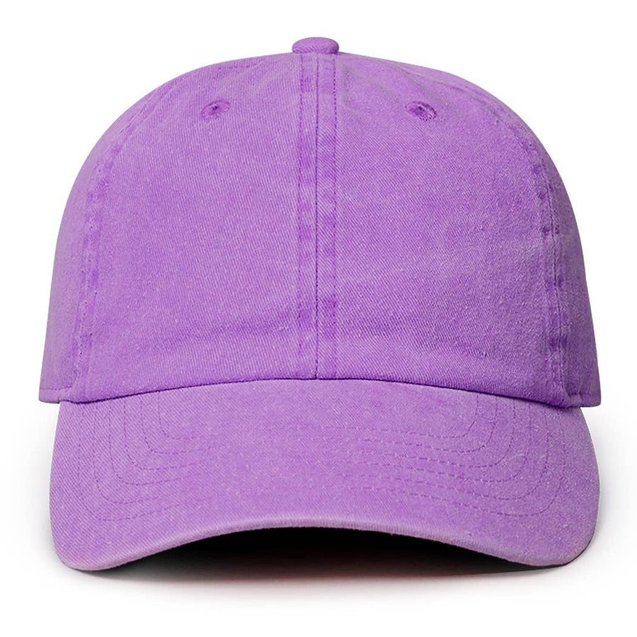 Pigment Dyed Cotton Baseball Cap: GREY / ONE SIZE