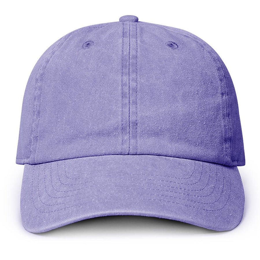 Pigment Dyed Cotton Baseball Cap: GREY / ONE SIZE