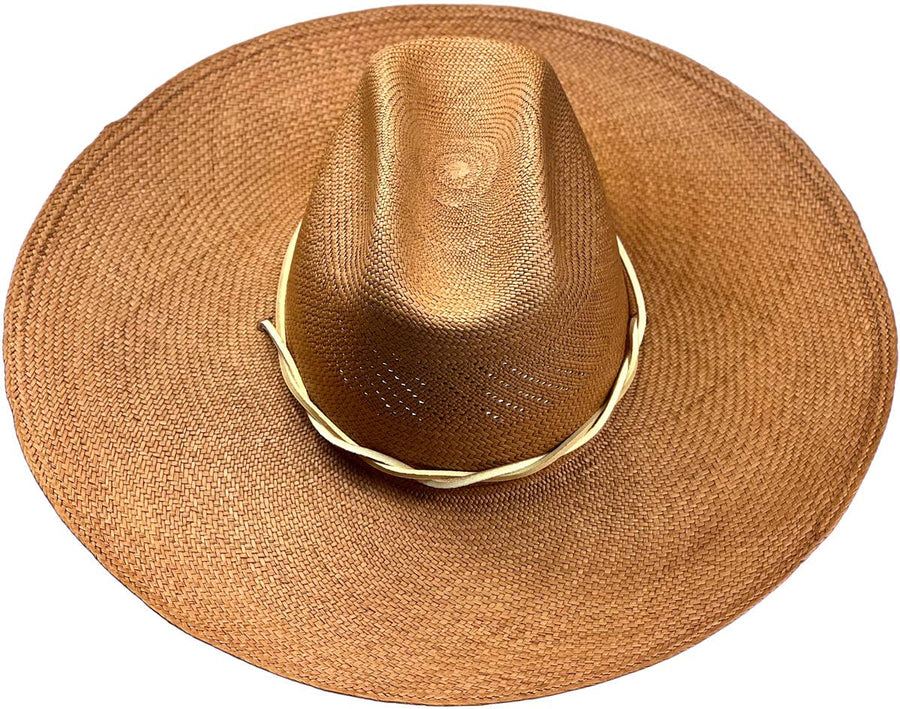 Utah Panama Sunhat – Caramel: Medium