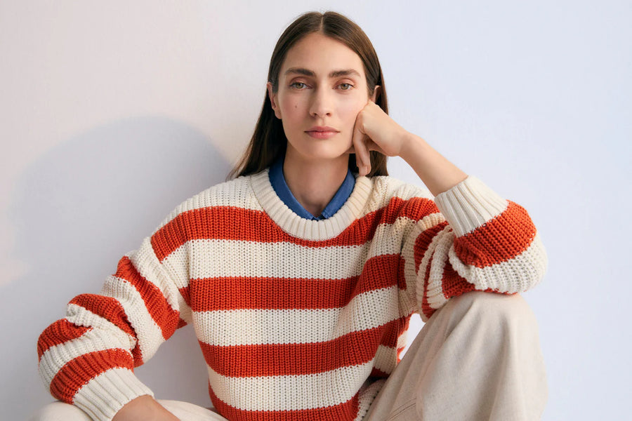 The New Society -  Leto Jumper Chili