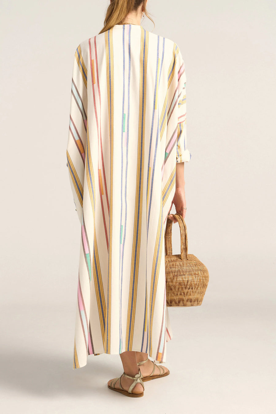 Ilio Nema Pollux Caftan - Afro Broken Stripe