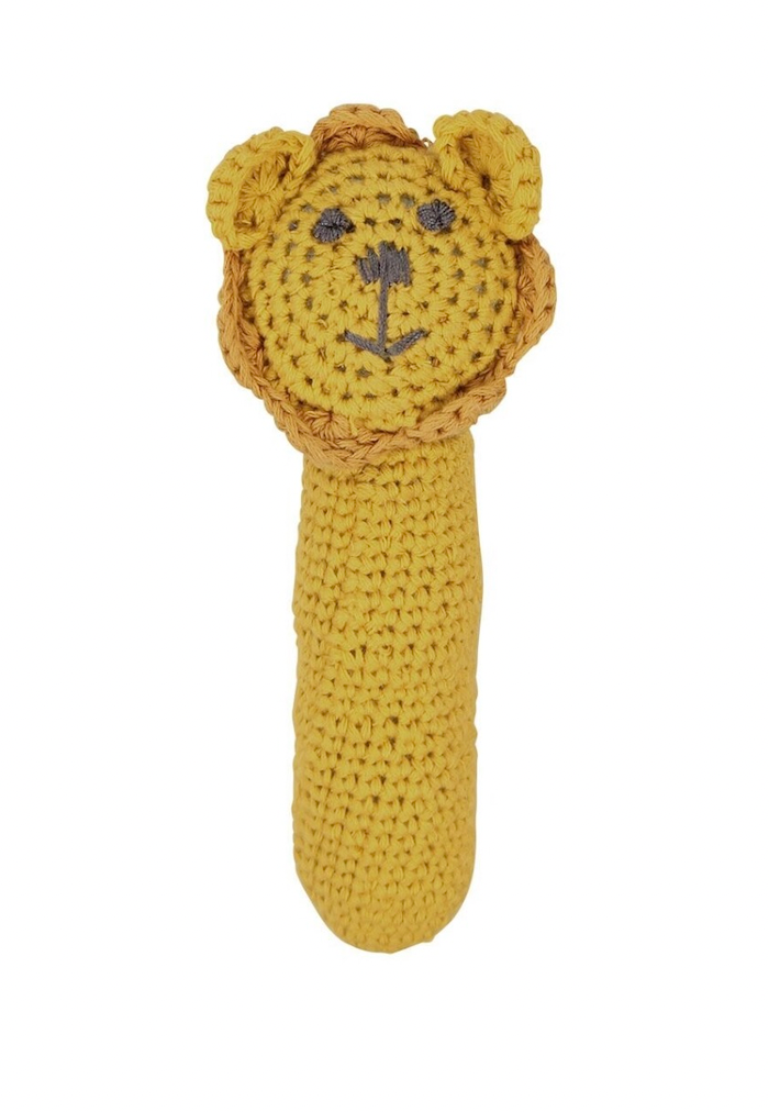Dlux Crochet Rattle - Mustard