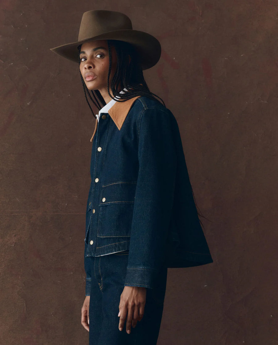 The Great - Denim Swingy Jacket