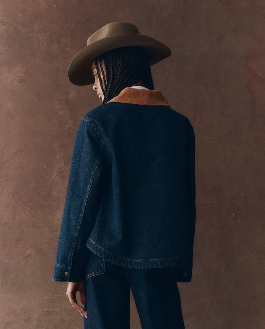 The Great - Denim Swingy Jacket