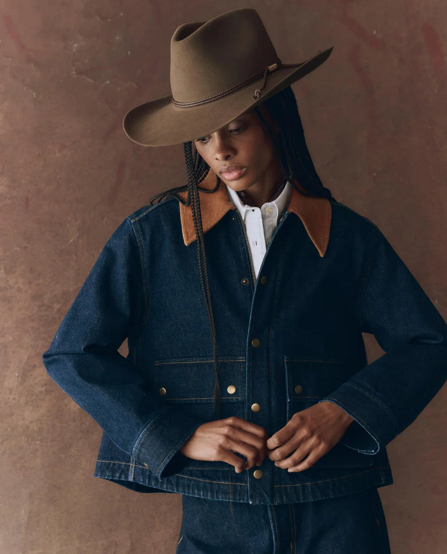 The Great - Denim Swingy Jacket