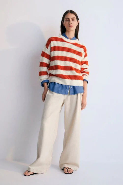 The New Society -  Leto Jumper Chili